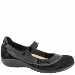 Naot Women’s Kirei Black Suede Wide
