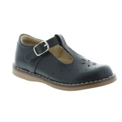 Footmates Kid’s Sherry Navy Leather