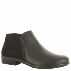 Naot Women’s Helm Black Raven Leather/Black Suede