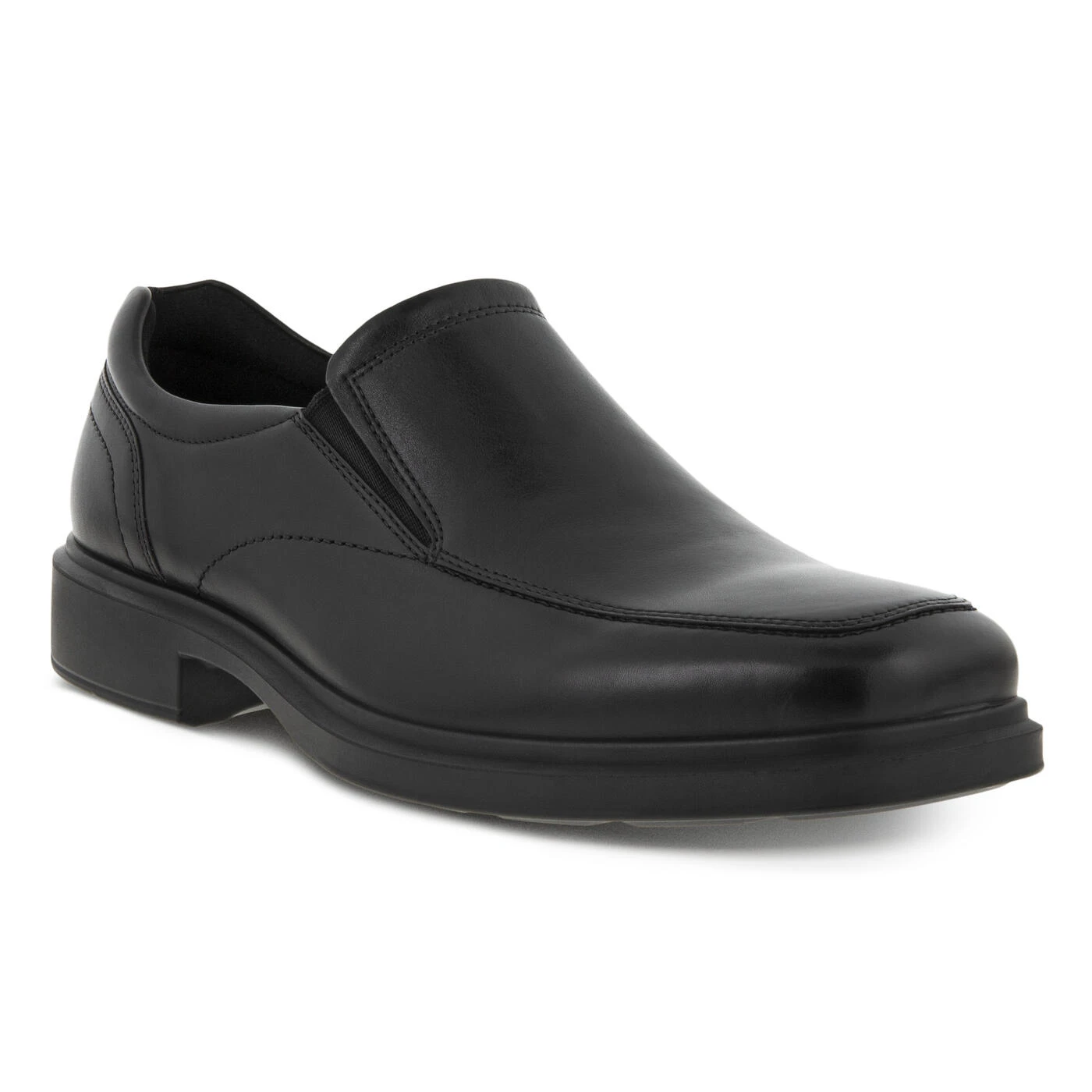ECCO Men’s Helsinki 2.0 Apron Toe Slip On Black Leather 3 ECCO Men’s Helsinki 2.0 Apron Toe Slip On Black Leather