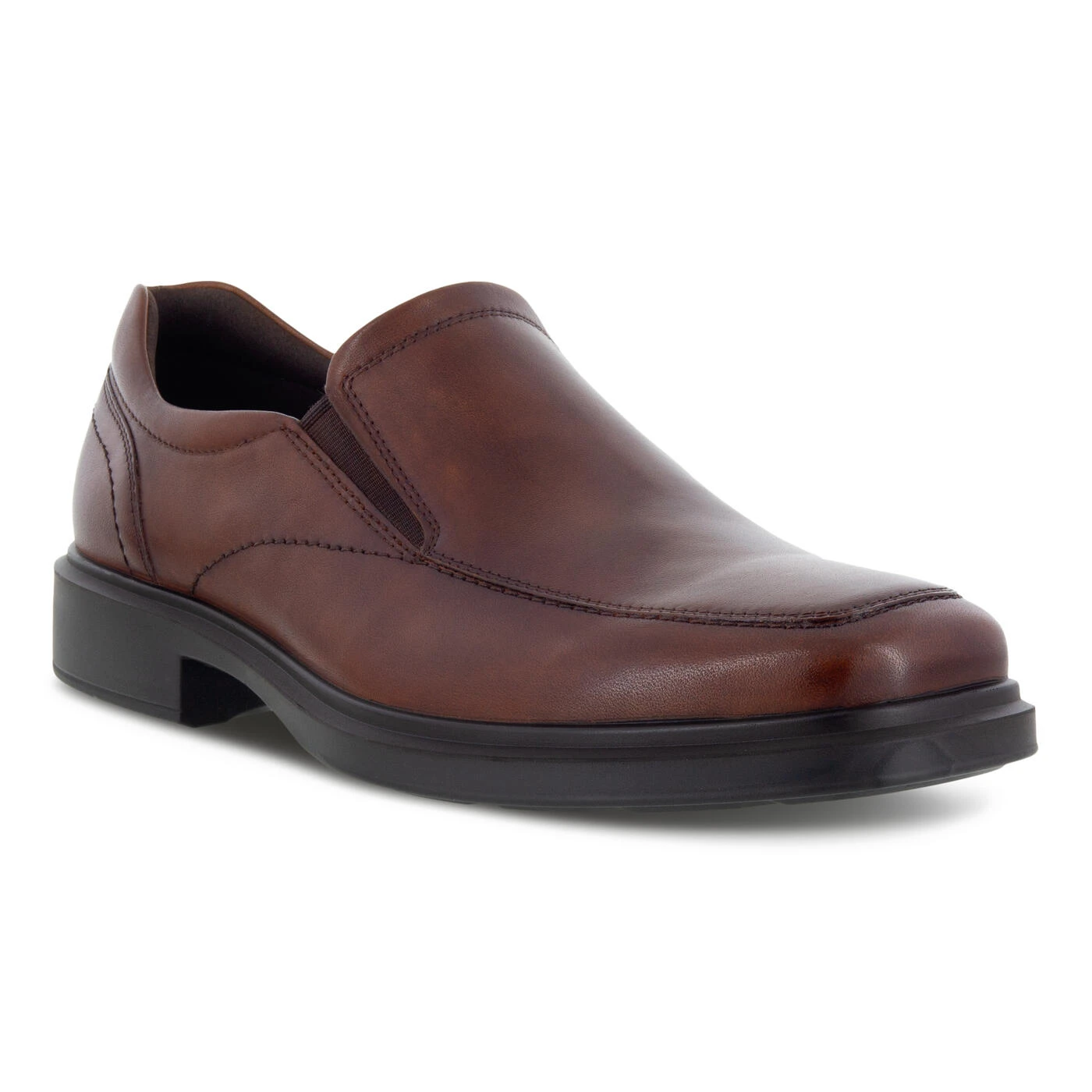 ECCO Men’s Helsinki 2.0 Apron Toe Slip On Cognac Leather 3 ECCO Men’s Helsinki 2.0 Apron Toe Slip On Cognac Leather
