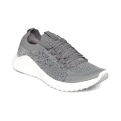 Aetrex Women’s Carly Arch Support Sneaker Grey