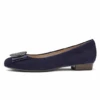 Ara Women’s Bambi Flat Navy Suede 2 Ara Women’s Bambi Flat Navy Suede -Lauries Shoes Store Ara Womens Bambi Flat Navy Suede