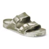 Birkenstock Arizona Essentials Sandal Khaki/Eggshell EVA -Lauries Shoes Store Birkenstock Arizona Essentials Sandal KhakiEggshell EVA