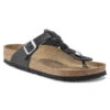Birkenstock Gizeh Braid Sandal Black Oiled Leather -Lauries Shoes Store Birkenstock Gizeh Braid Sandal Black Oiled Leather