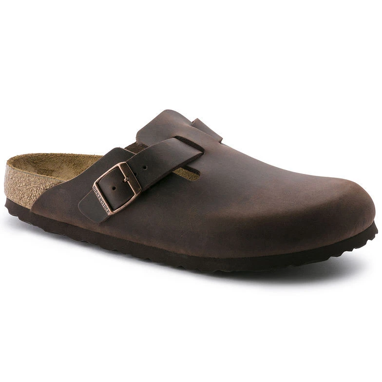 Birkenstock Boston Soft-Footbed Habana Oiled Leather Narrow 3 Birkenstock Boston Soft-Footbed Habana Oiled Leather Narrow