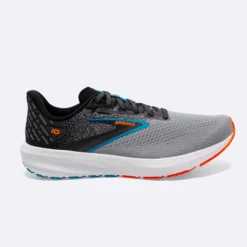 Brooks Men’s Launch 10 Black/Grey/Orange Clown Fish