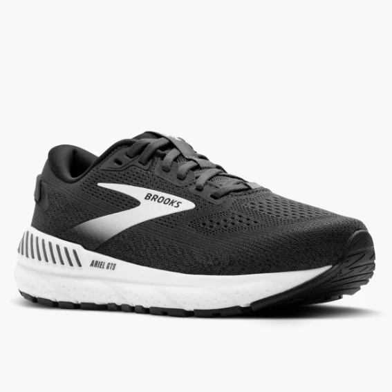 Brooks Women’s Ariel GTS 24 Black/White 4 Brooks Women’s Ariel GTS 24 Black/White - Image 2