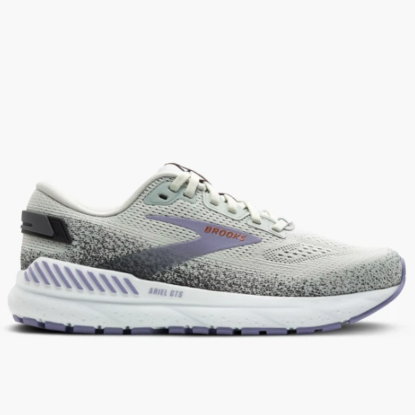 Brooks Women’s Ariel GTS 24 Mercury/Ebony/Lavender 3 Brooks Women’s Ariel GTS 24 Mercury/Ebony/Lavender