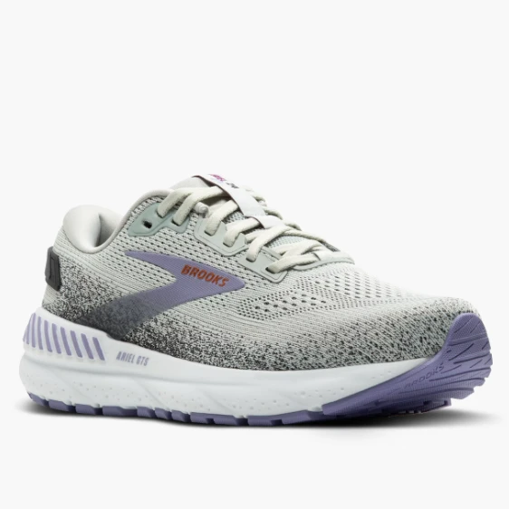 Brooks Women’s Ariel GTS 24 Mercury/Ebony/Lavender 4 Brooks Women’s Ariel GTS 24 Mercury/Ebony/Lavender - Image 2