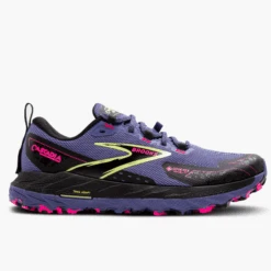 Brooks Women’s Cascadia 18 GTX Grey Blue/Black/Pink