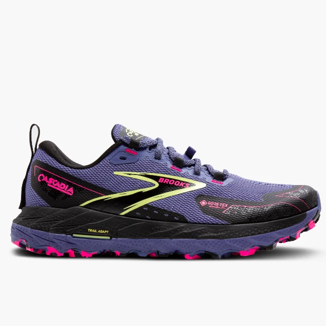 Brooks Women’s Cascadia 18 GTX Grey Blue/Black/Pink 3 Brooks Women’s Cascadia 18 GTX Grey Blue/Black/Pink