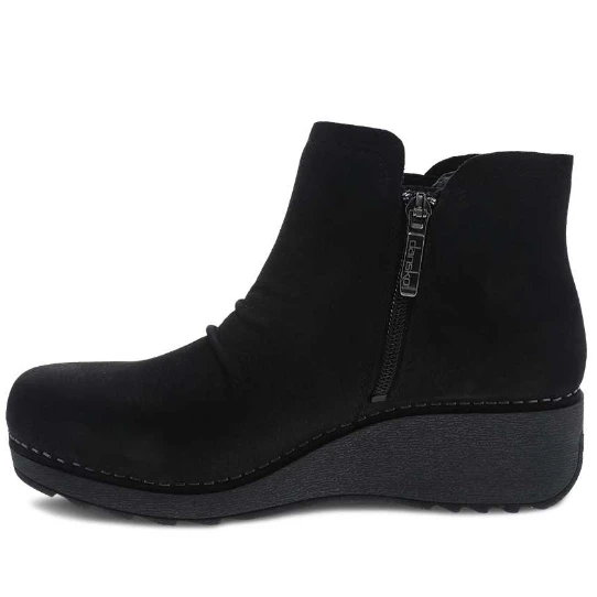 Dansko Women’s Caley Bootie Black Milled Nubuck 4 Dansko Women’s Caley Bootie Black Milled Nubuck - Image 2
