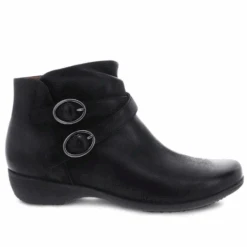 Dansko Women’s Faithe Bootie Black Burnished Nubuck