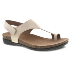Dansko Women’s Reece Sandal Linen Milled Burnished