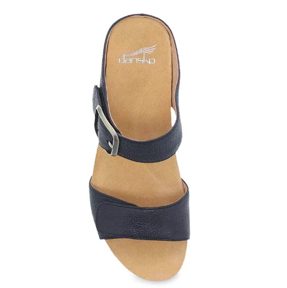 Dansko Women’s Tanya Sandal Black Milled Burnished 4 Dansko Women’s Tanya Sandal Black Milled Burnished - Image 2