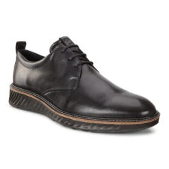 ECCO Men’s St. 1 Hybrid Plain-Toe Derby Black
