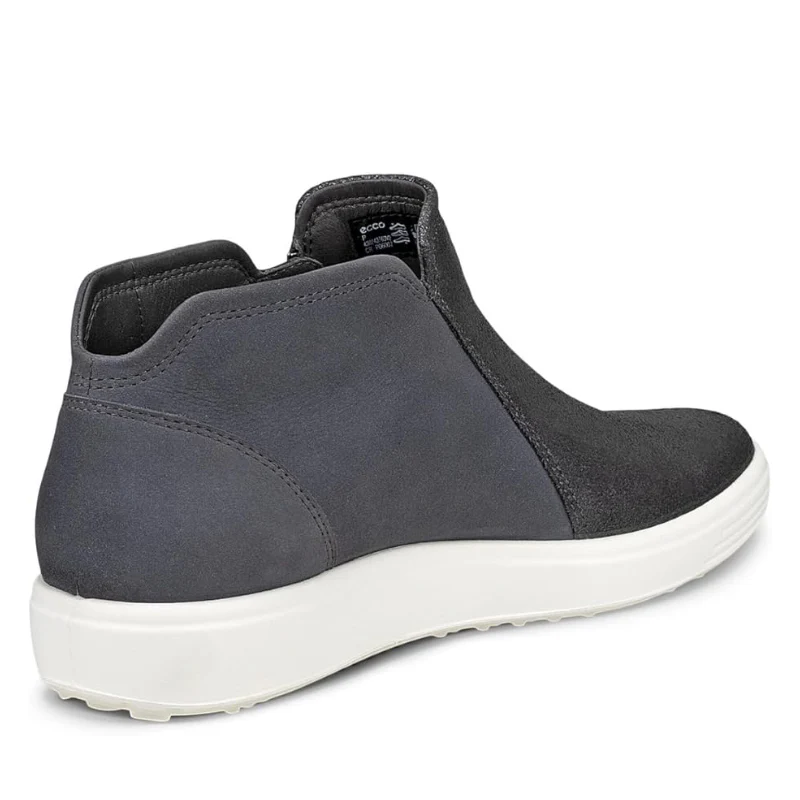 ECCO Women’s Soft 7 Low Boot Silver Heavy/Magnet 4 ECCO Women’s Soft 7 Low Boot Silver Heavy/Magnet - Image 2