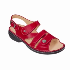 Finn Comfort Women’s Soft Gomera Sandal Red Light