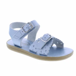 Footmates Kid’s Eco-Ariel Sandal Blue Pearl Micro