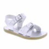 Footmates Kid’s Eco-Ariel Sandal Silver Micro -Lauries Shoes Store Footmates Kids Eco Ariel Sandal Silver Micro