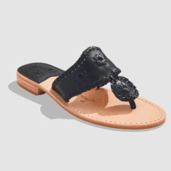 Jack Rogers Women’s Jacks Flat Sandal Black
