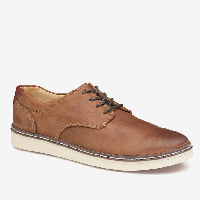 Johnston & Murphy Men’s McGuffey Plain Toe Tan Oiled Full Grain 3 Johnston & Murphy Men’s McGuffey Plain Toe Tan Oiled Full Grain