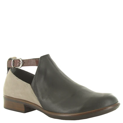 Naot Women’s Kamsin Jet Black Leather/Stone Nubuck/Luggage Leather 3 Naot Women’s Kamsin Jet Black Leather/Stone Nubuck/Luggage Leather