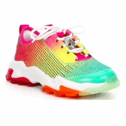 Kurt Geiger Kid’s Mini Lettie Sneaker Rainbow