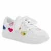 Kurt Geiger Little Kid’s Mini Lane Love Sneaker White/Multi -Lauries Shoes Store Kurt Geiger Little Kids Mini Lane Love Sneaker WhiteMulti