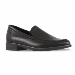 Munro Women’s Giselle Loafer Black Calf Leather
