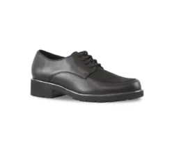 Munro Women’s Giselle Oxford Black Lizard Suede Combo