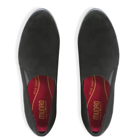 Munro Women’s Kam Black Suede 4 Munro Women’s Kam Black Suede - Image 2