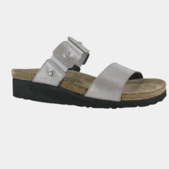 Naot Women’s Ashley Sandal Silver Threads Leather