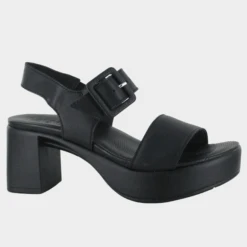 Naot Women’s Glamour Sandal Jet Black Leather