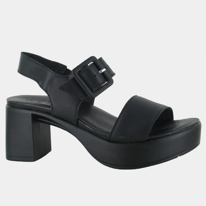 Naot Women’s Glamour Sandal Jet Black Leather 3 Naot Women’s Glamour Sandal Jet Black Leather