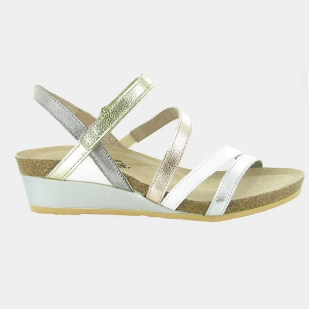 Naot Women’s Hero Wedge Sandal Metallic 3 Naot Women’s Hero Wedge Sandal Metallic
