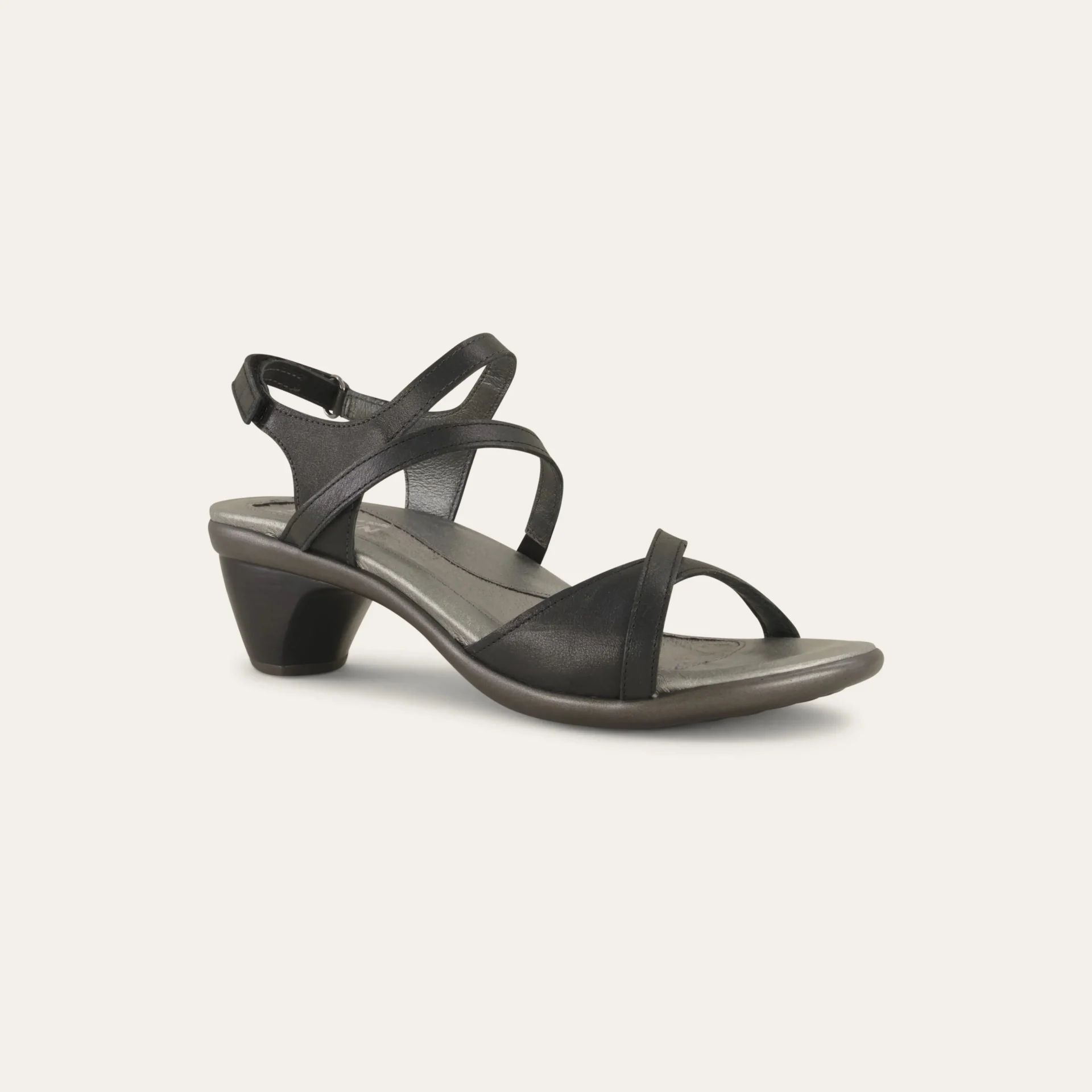 Naot Women’s Limit Sandal Shiny Black Leather 3 Naot Women’s Limit Sandal Shiny Black Leather