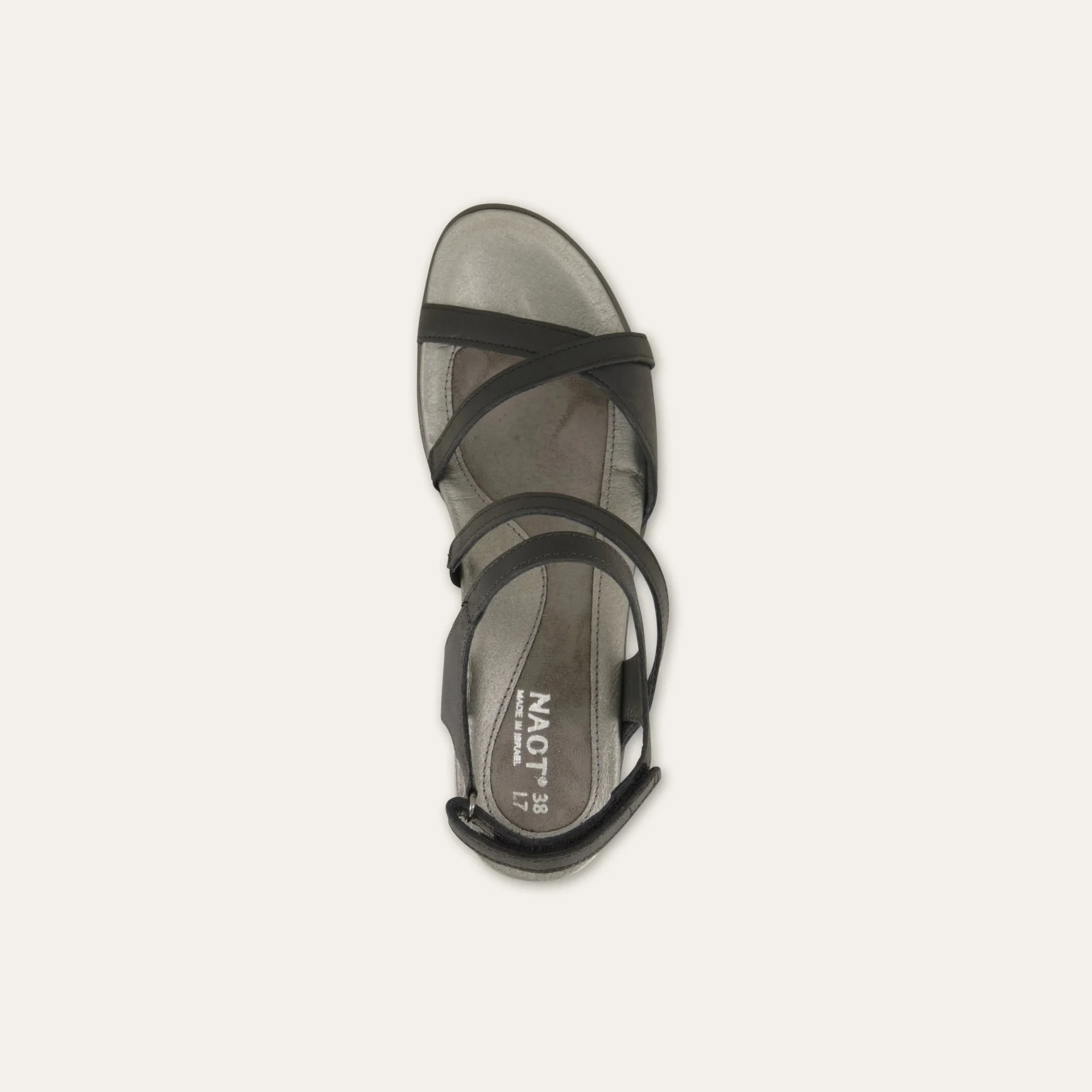 Naot Women’s Limit Sandal Shiny Black Leather 4 Naot Women’s Limit Sandal Shiny Black Leather - Image 2