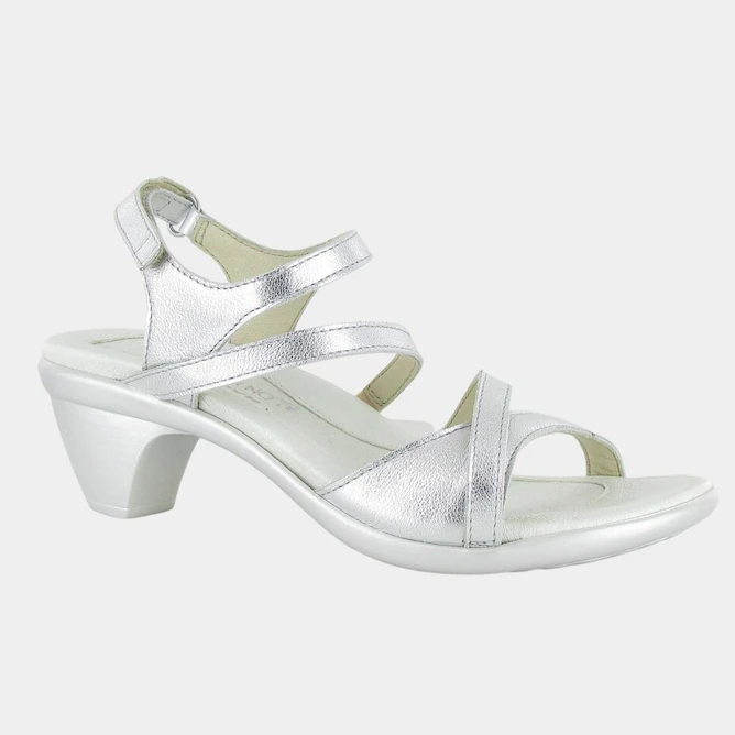 Naot Women’s Limit Sandal Soft Silver Leather 3 Naot Women’s Limit Sandal Soft Silver Leather