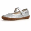 Naturino Kid’s Pavia Ballet Flat Silver Glitter -Lauries Shoes Store Naturino Kids Pavia Ballet Flat Silver Glitter