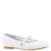 Nina Kid’s Fernanda Mary-Jane White Smooth -Lauries Shoes Store Nina Fernanda Mary Jane Bone White Smooth