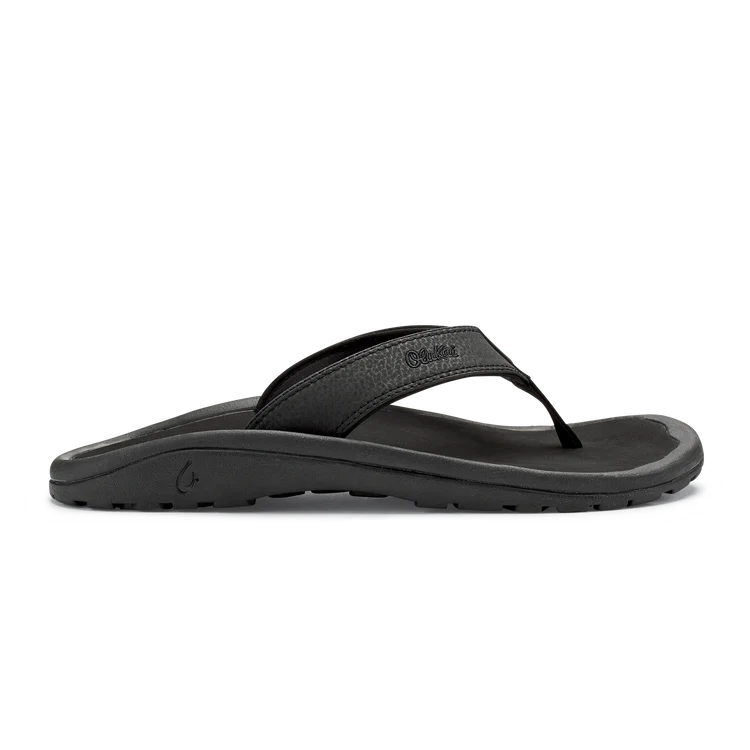 Olukai Men’s Ohana Beach Sandal Black 4 Olukai Men’s Ohana Beach Sandal Black - Image 2