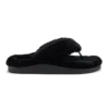 Olukai Women’s Kipe‘a Heu Slipper Sandal Black