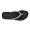 Olukai Women’s Puawe Sandal Silver/Black -Lauries Shoes Store Olukai Womens Puawe Sandal SilverBlack
