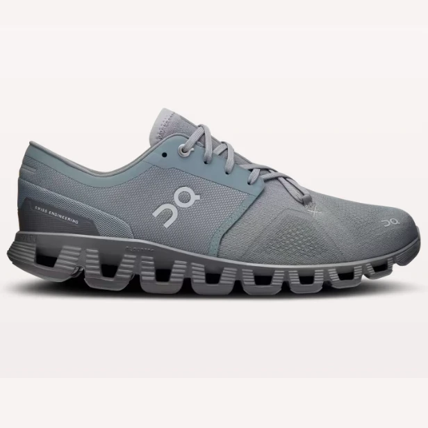 On Men’s Cloud X 3 Mist/Rock 3 On Men’s Cloud X 3 Mist/Rock