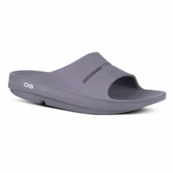 Oofos OOahh Slide Sandal Slate