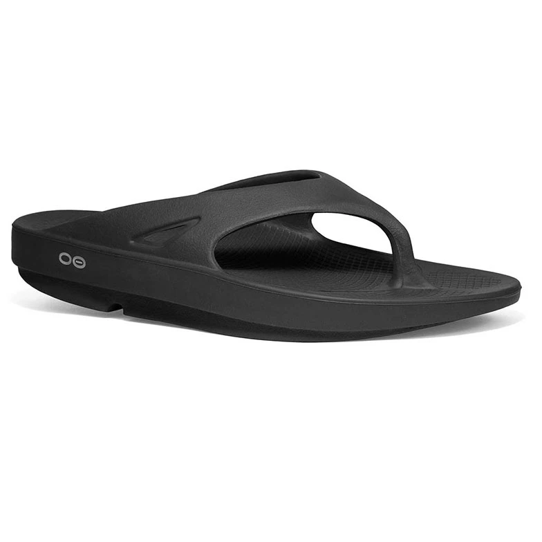 Oofos Ooriginal Thong Sandal Black 3 Oofos Ooriginal Thong Sandal Black