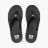 Reef Men’s Fanning Sandal Black & Silver -Lauries Shoes Store RF002026BLS T