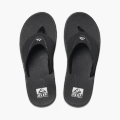 Reef Men’s Fanning Sandal Black & Silver